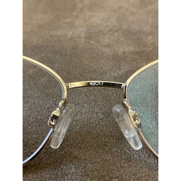 Sophia Loren M246 168 Eyeglasses Sunglasses Frames Brown Gold Round Full Rim 120 - Picture 4 of 8